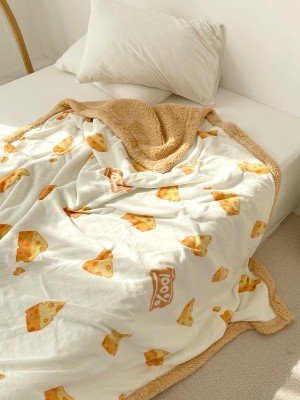 Double Layer Cheese and Lambswool Blanket Double Layer Cheese and Lambswool Blanket