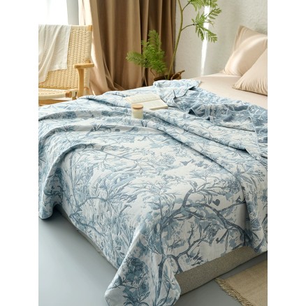 100% Cotton Jacquard Gauze Blanket