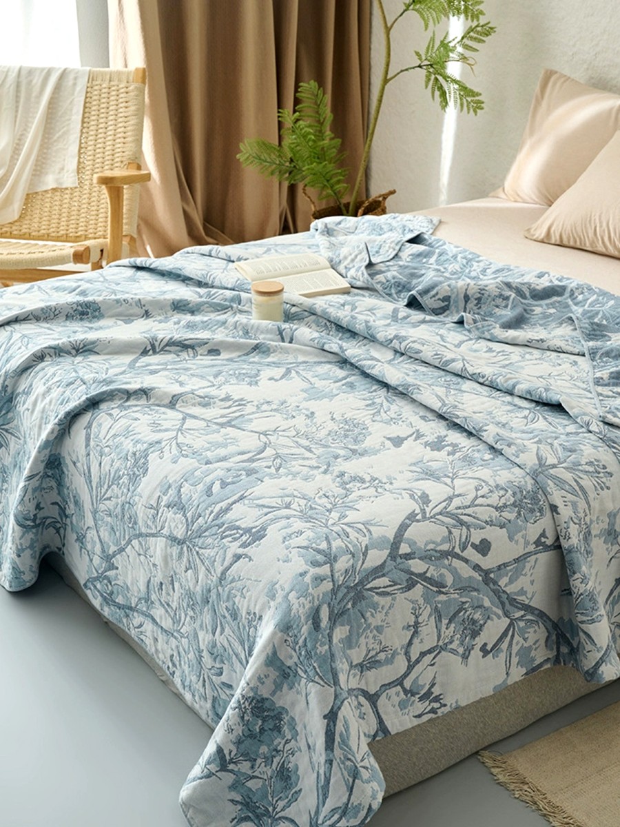 100% Cotton Jacquard Gauze Blanket