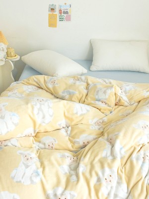 Cartoon Plush Duvet Cover