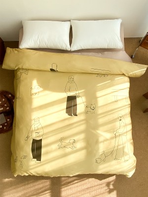 Simple and Cozy Long Pile Cotton Duvet Cover