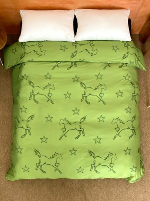 Star and Horse Print Duvet Cover