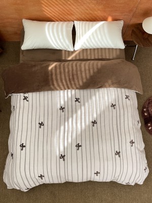 Thick Plush Mushroom Duvet Cover