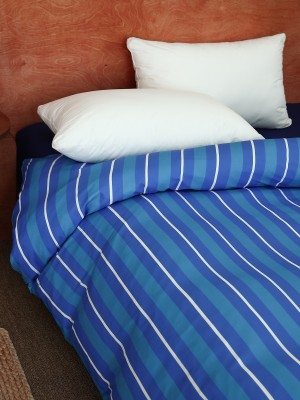 Simple Striped Cotton Duvet Cover