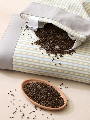 Buckwheat Pillow Made of Coarse Cotton