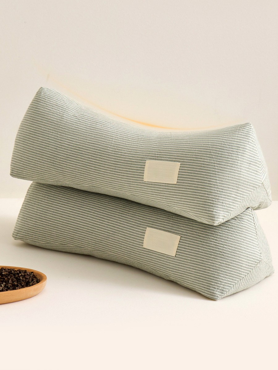 Washed Cotton Triangular Buckwheat Pillow