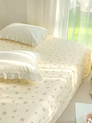 Floral Print Cotton Bed Sheets