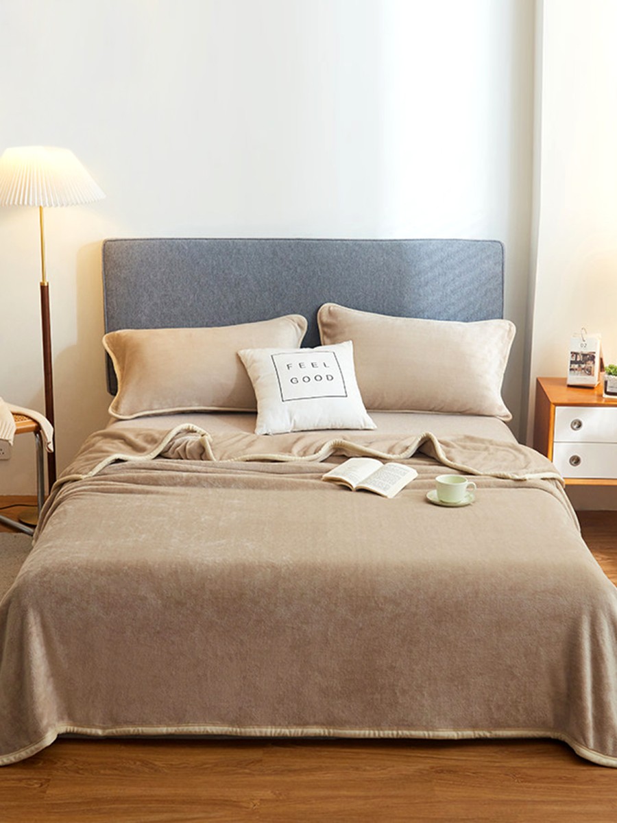 Thickened Milk Fleece Bed Sheets