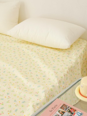 Colorful Floral Cotton Bed Sheet