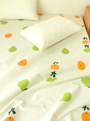 Fruit Orange Cotton Bed Sheets