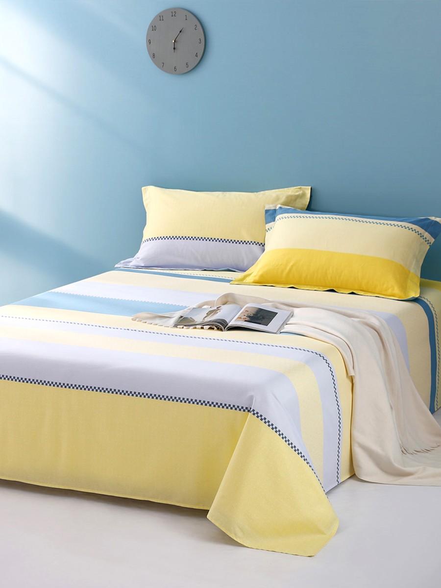 100% Cotton Antibacterial Printed Bed Sheet