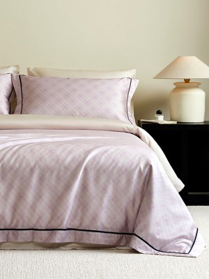 Tencel Cotton Checkered Bedding Set