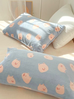 Pink Pig Pillowcase