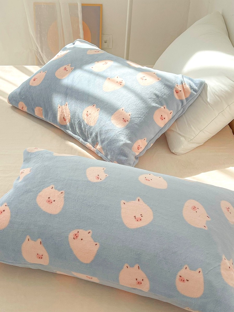 Pink Pig Pillowcase