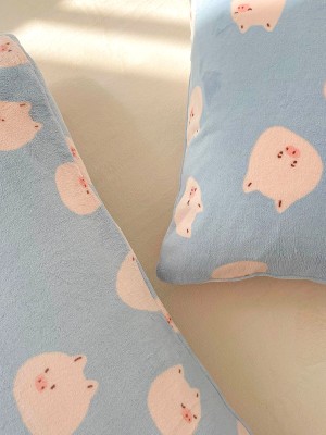 Pink Pig Pillowcase