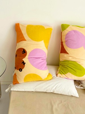 Irregular Colorful Polka Dot Pillowcase