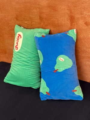 Pear Print Plush Pillowcase