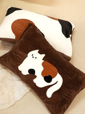 Cute Cat Print Pillowcase